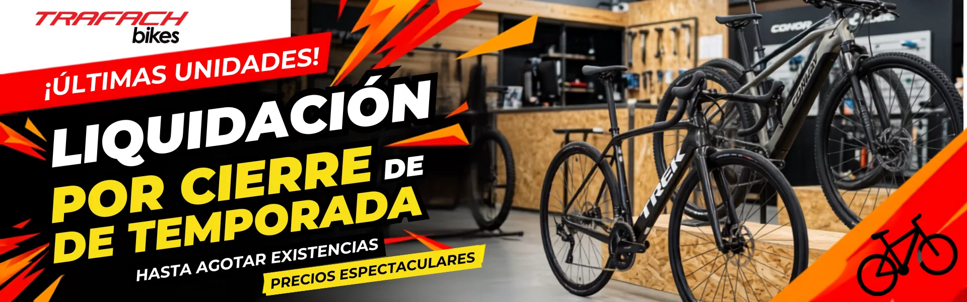 Bicicletas en promoción