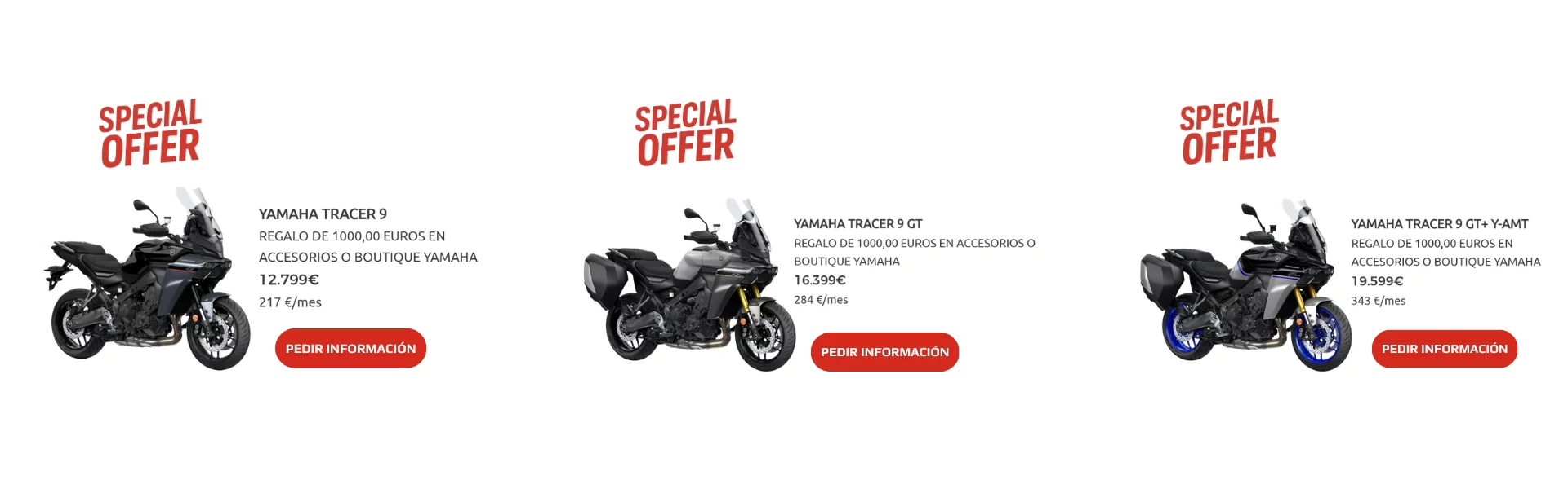 Promociones Tracer 9 Yamaha